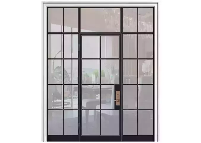 Entrance Loft interior Iron Door 3D model