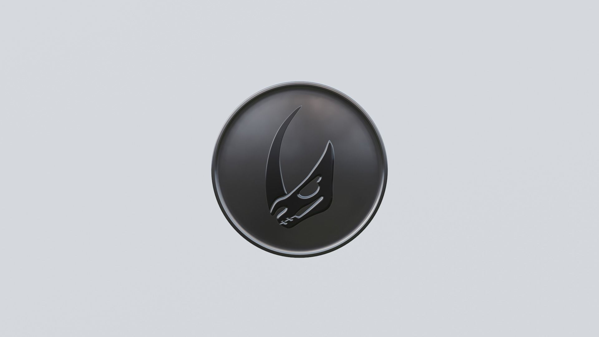 Mandalorian child beskar mudhorn armour chestplate pendant 3D print model_1