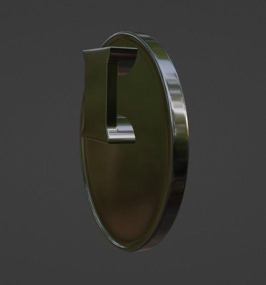 Mandalorian child beskar mudhorn armour chestplate pendant 3D print model_5