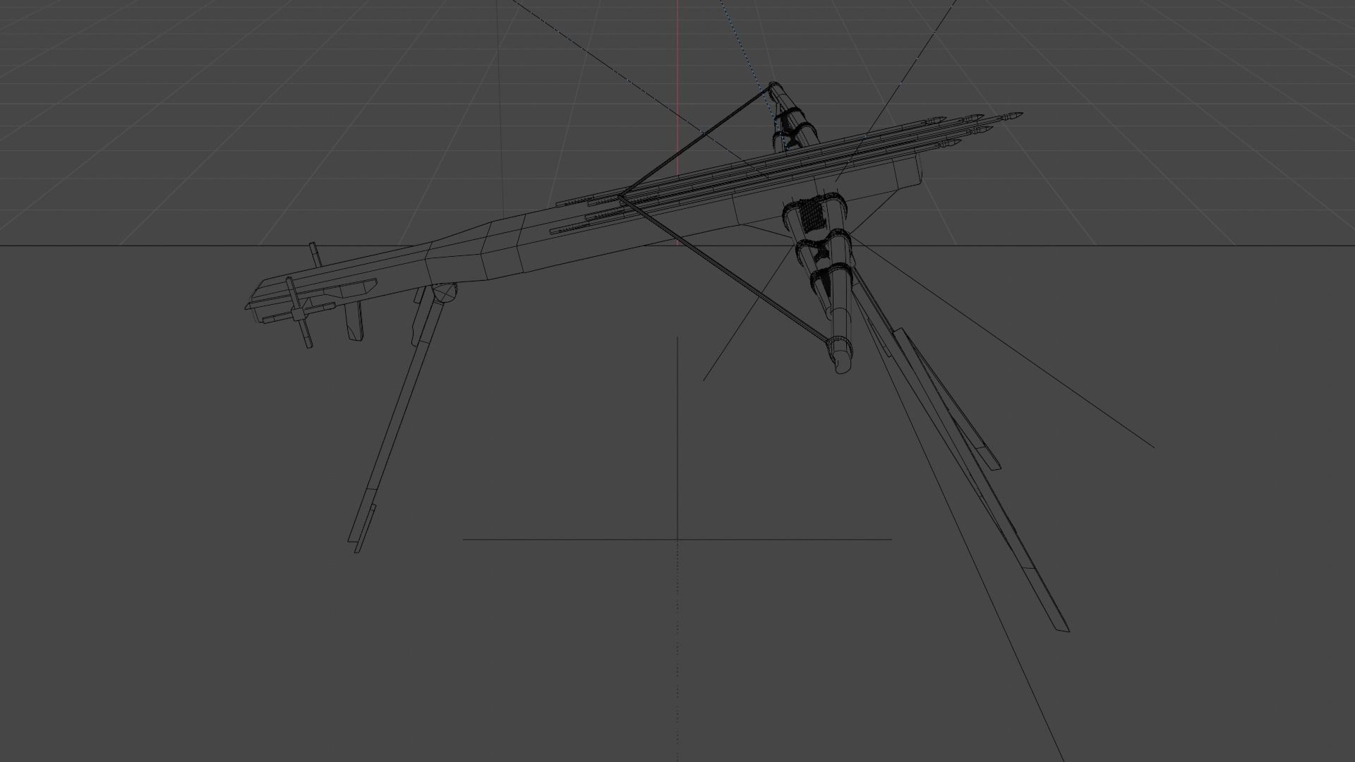 Magic crossbow Lien chau Low-poly 3D model_54