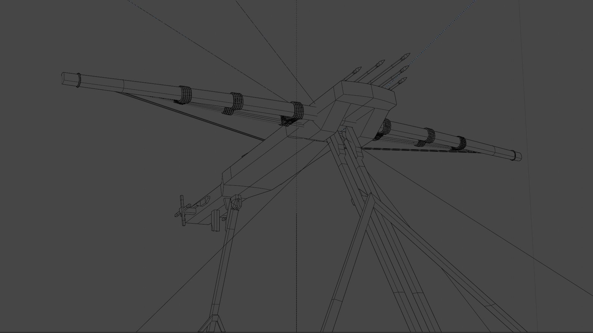 Magic crossbow Lien chau Low-poly 3D model_17