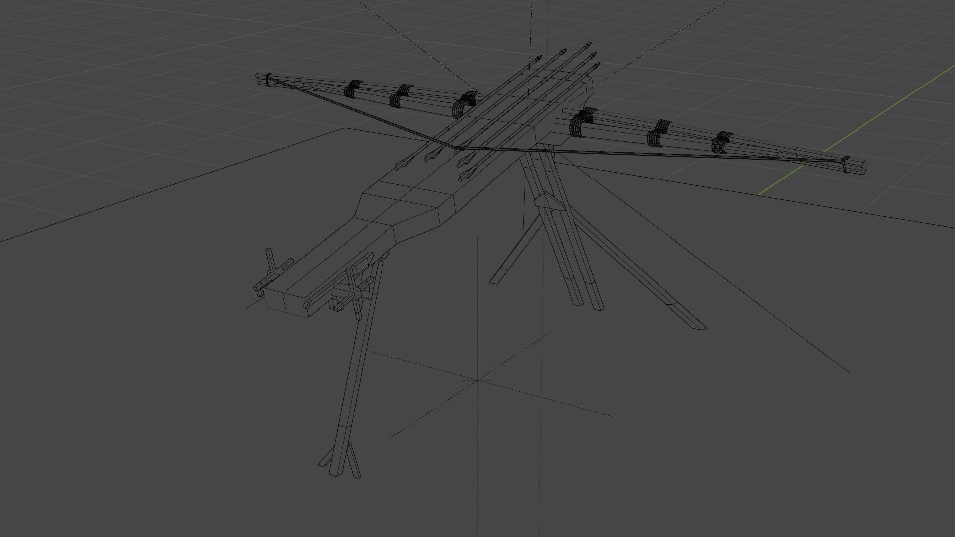 Magic crossbow Lien chau Low-poly 3D model_39