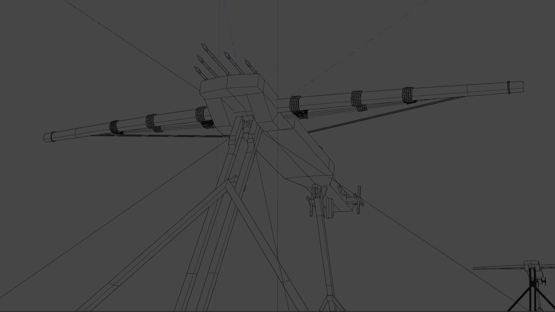 Magic crossbow Lien chau Low-poly 3D model_23