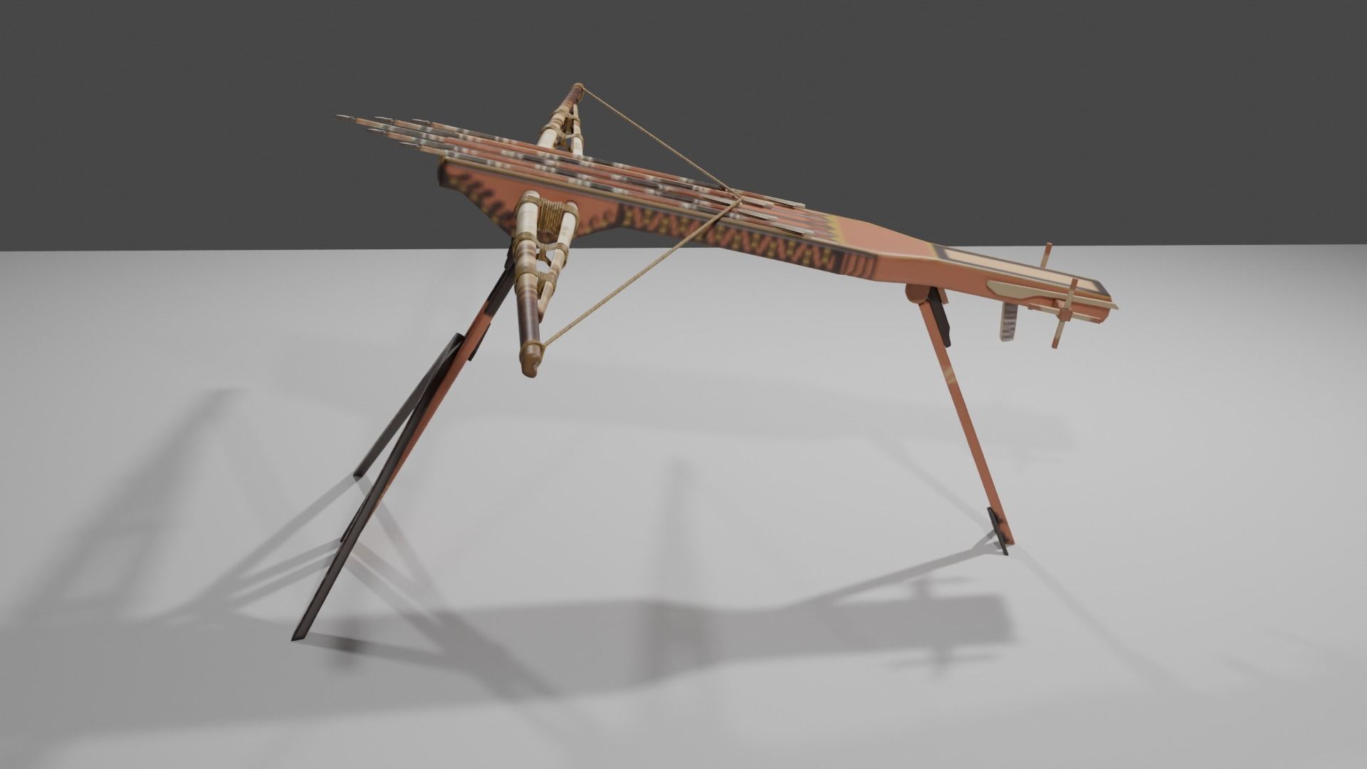 Magic crossbow Lien chau Low-poly 3D model_28