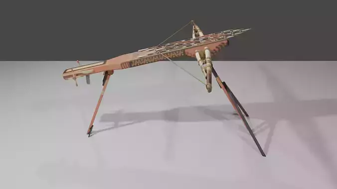 Magic crossbow Lien chau Low-poly 3D model