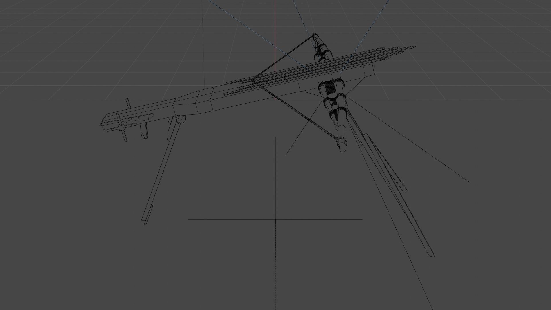 Magic crossbow Lien chau Low-poly 3D model_51