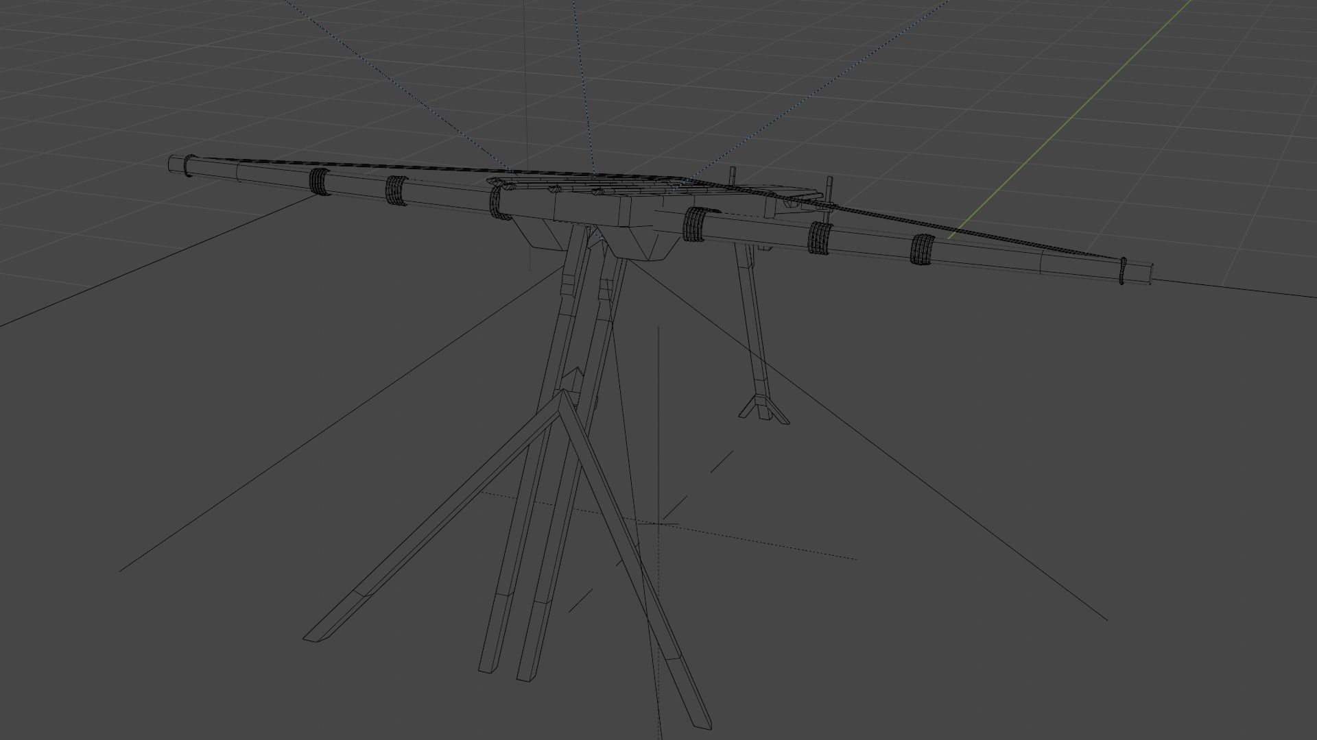 Magic crossbow Lien chau Low-poly 3D model_21