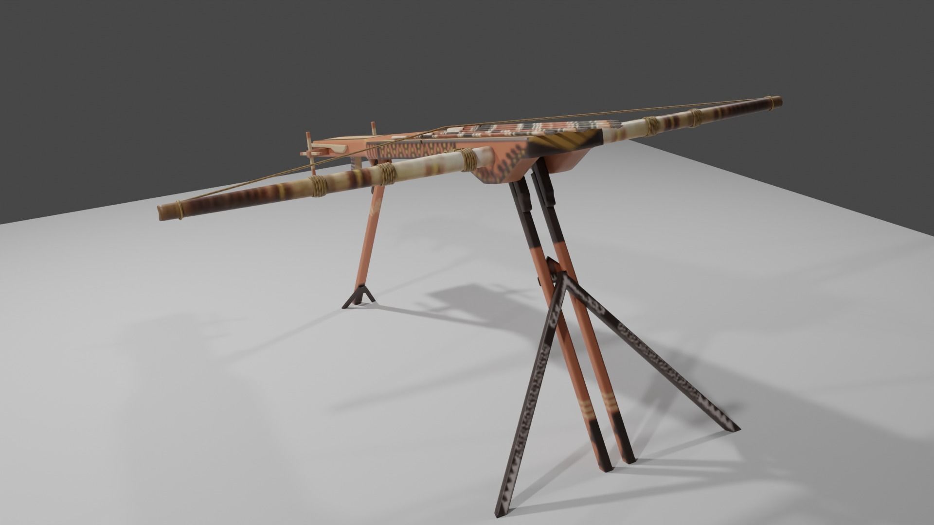 Magic crossbow Lien chau Low-poly 3D model_12