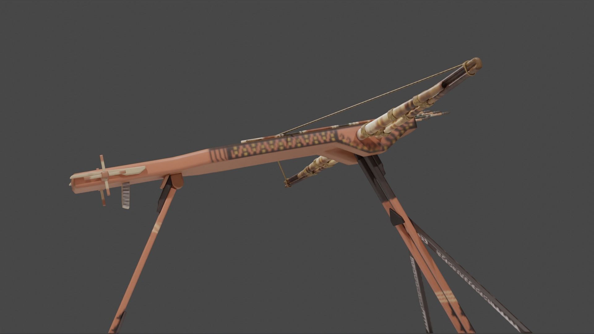 Magic crossbow Lien chau Low-poly 3D model_43