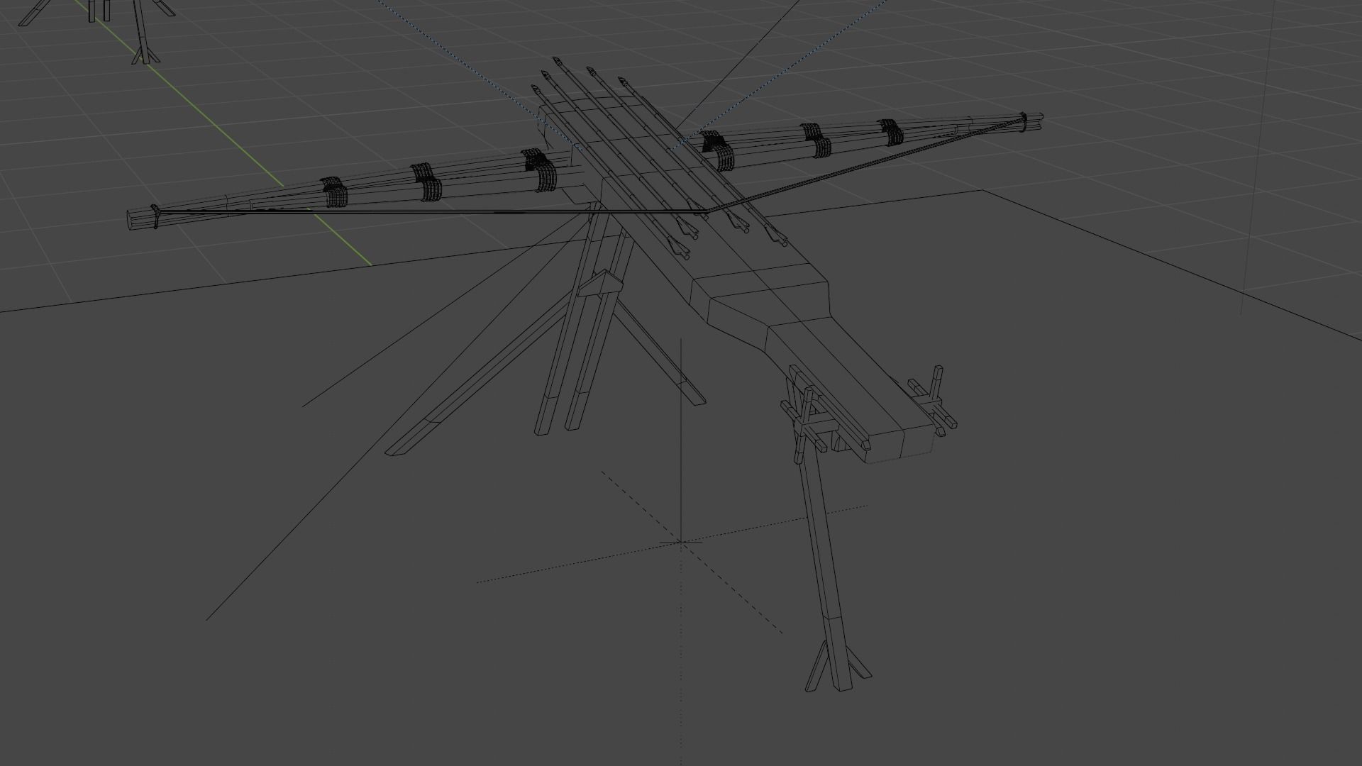 Magic crossbow Lien chau Low-poly 3D model_33