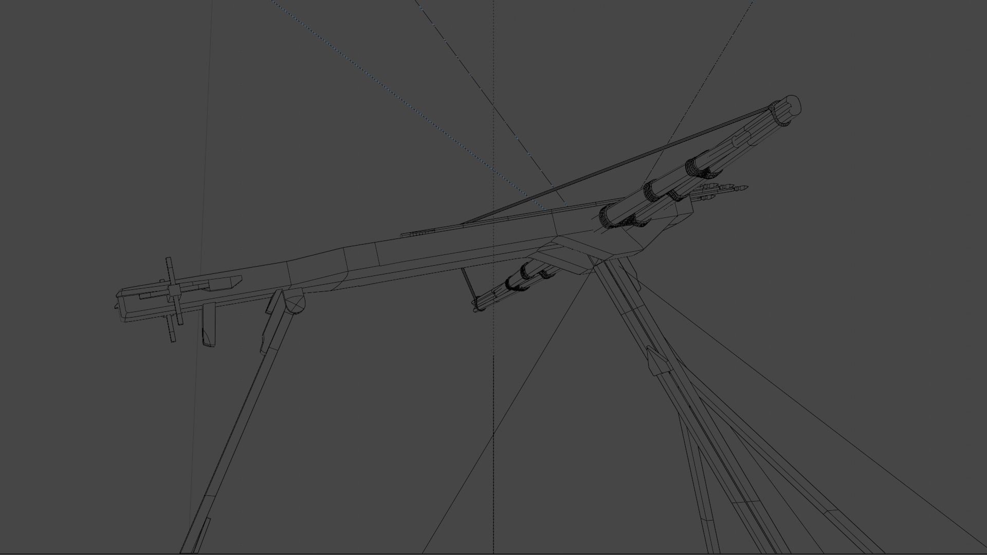 Magic crossbow Lien chau Low-poly 3D model_47