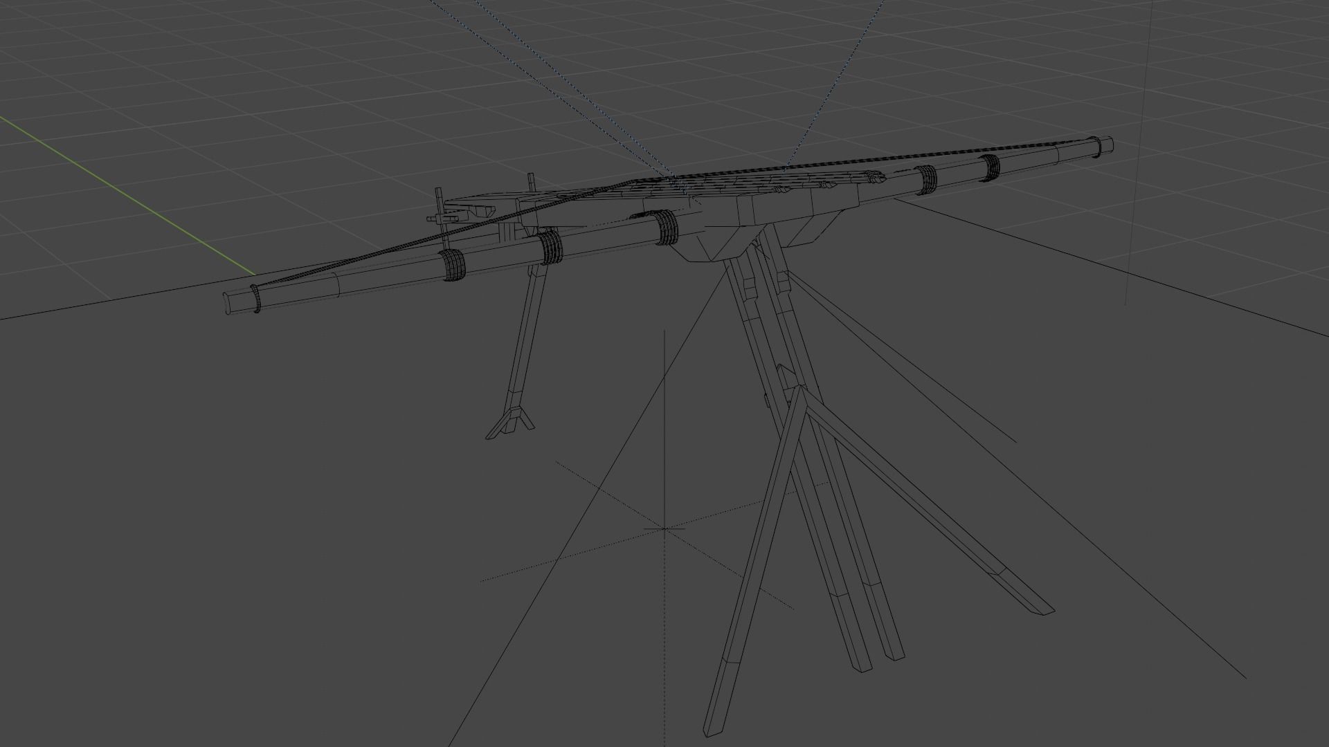 Magic crossbow Lien chau Low-poly 3D model_15