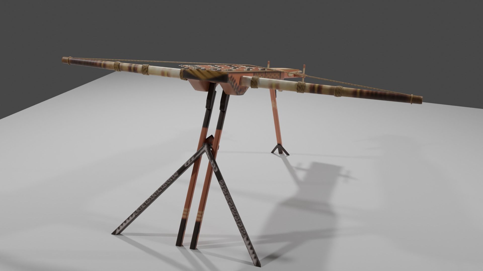 Magic crossbow Lien chau Low-poly 3D model_22