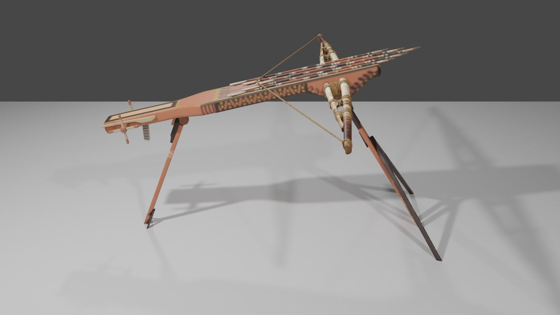 Magic crossbow Lien chau Low-poly 3D model_52
