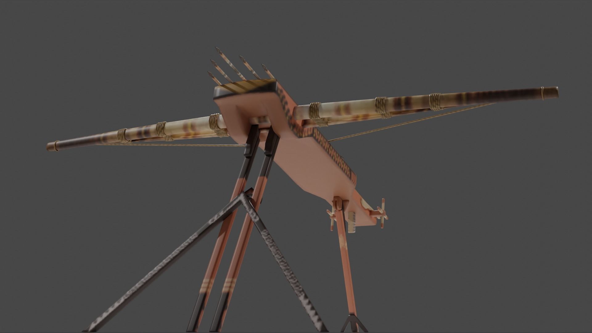 Magic crossbow Lien chau Low-poly 3D model_20