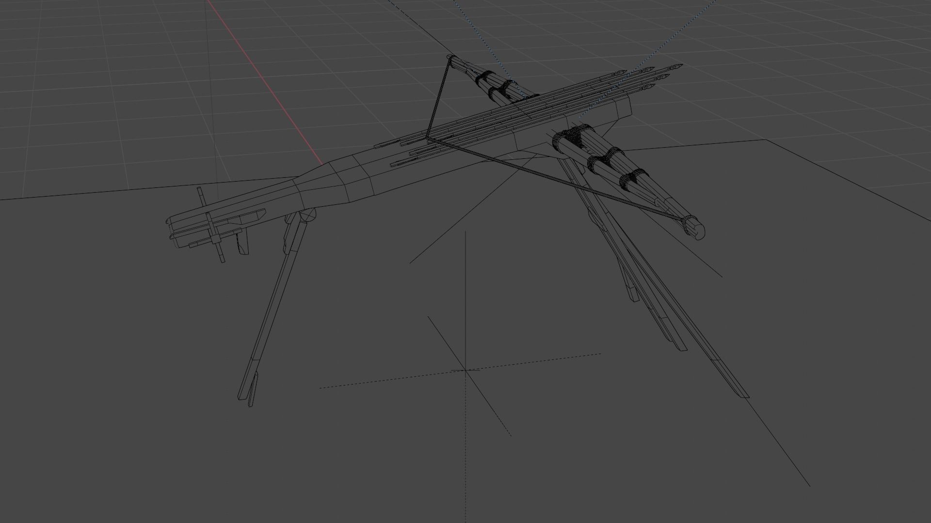 Magic crossbow Lien chau Low-poly 3D model_45