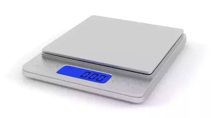 Digital Gram Scale 3D model