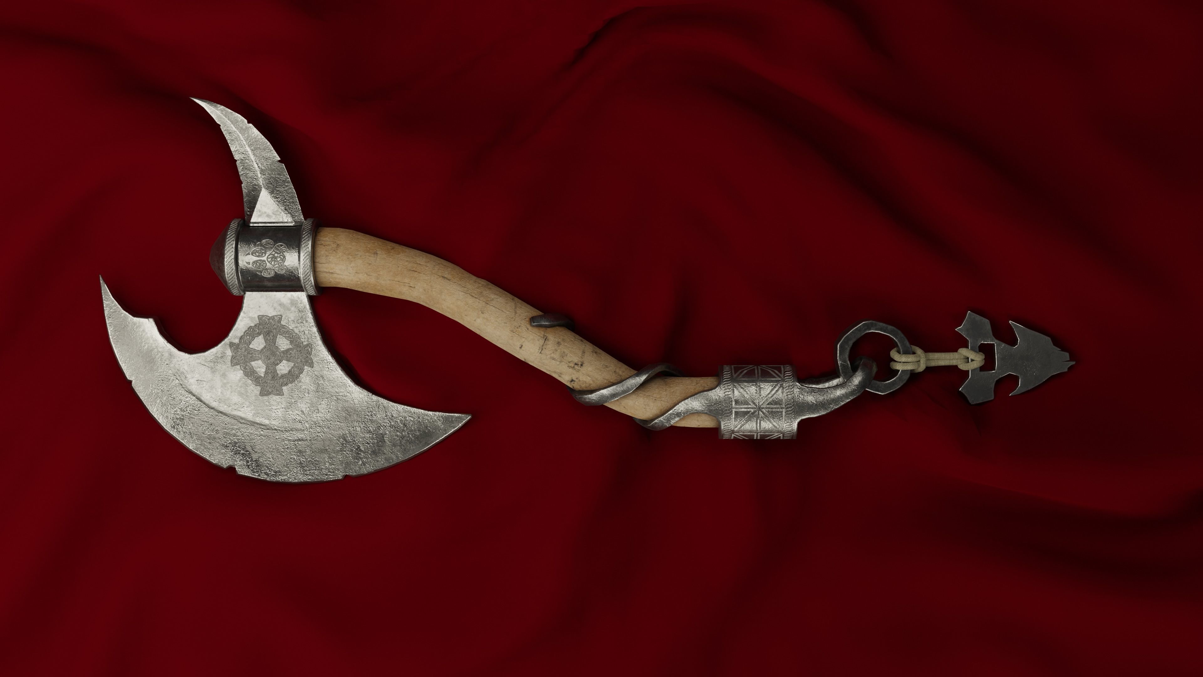 Hammer Low-poly 3D model_3