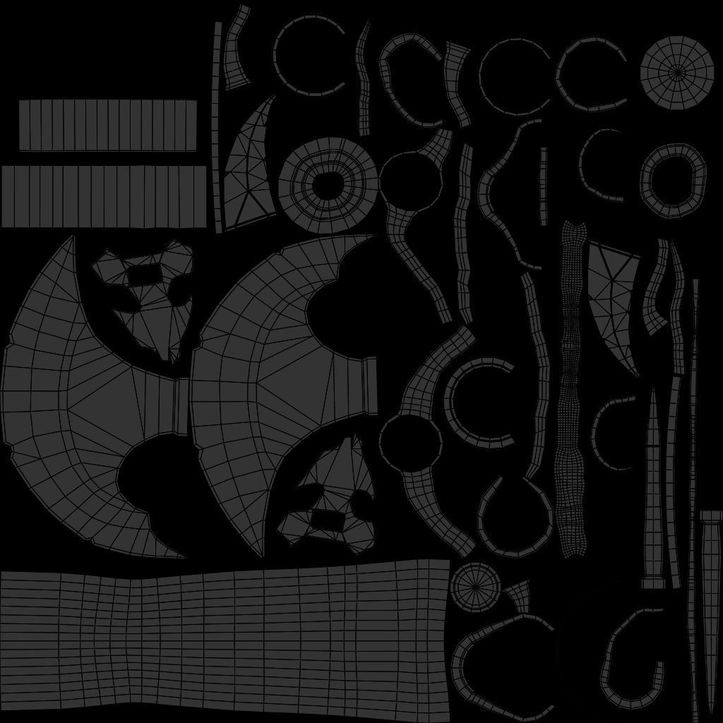 Hammer Low-poly 3D model_2