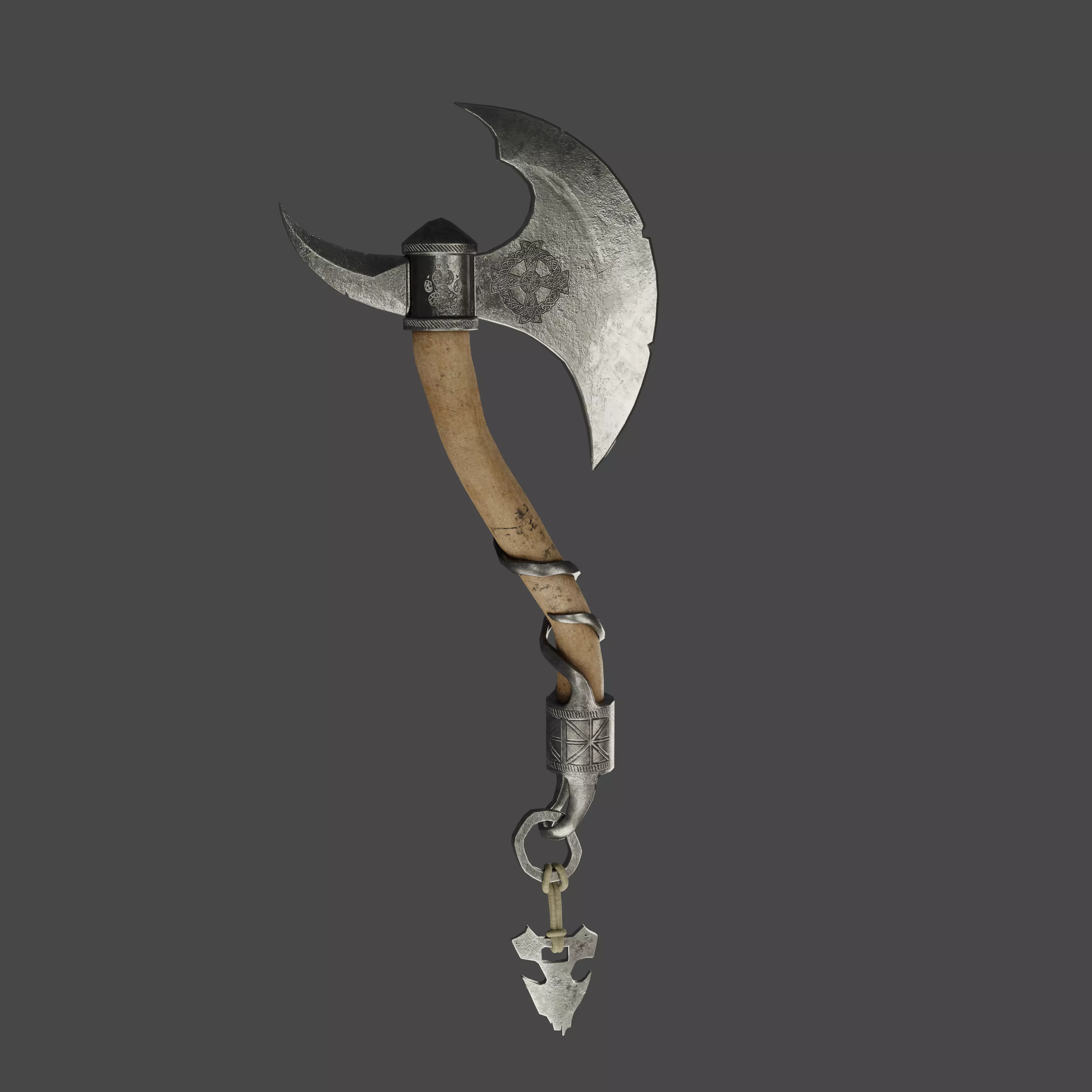 Hammer Low-poly 3D model_0
