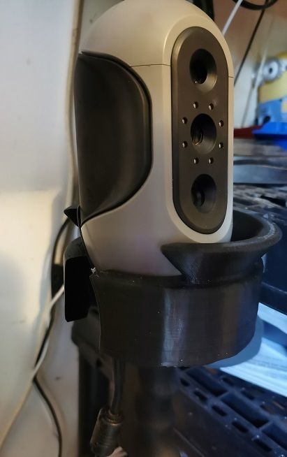 mole scanner wall mount 3D print model_3