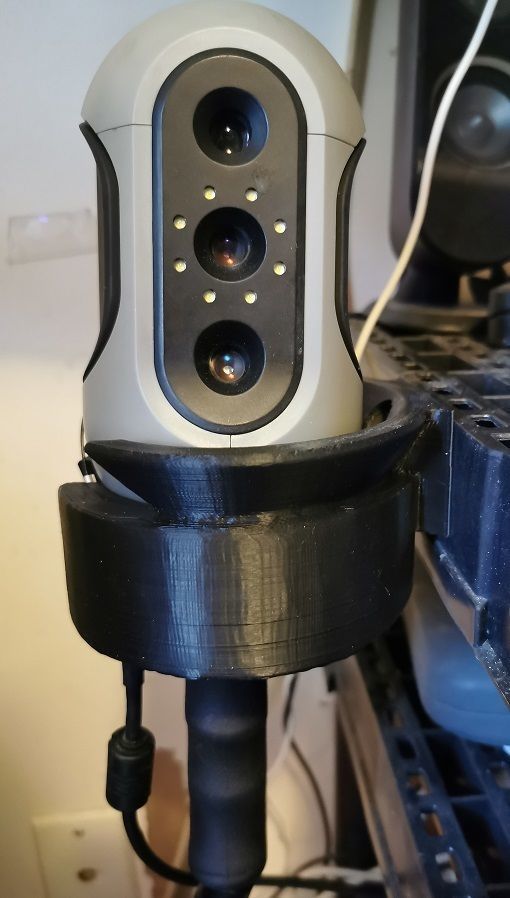 mole scanner wall mount 3D print model_2