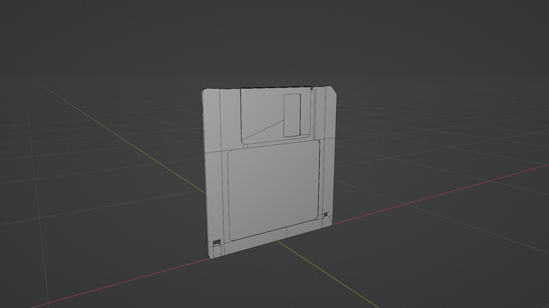 Floppy Disk Free low-poly 3D model_6