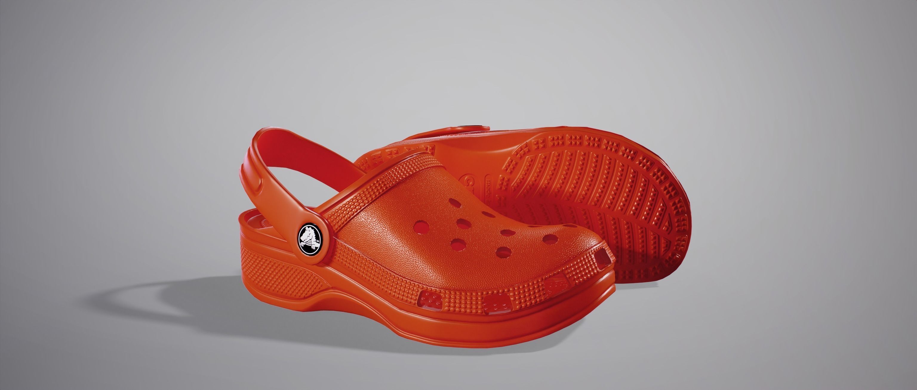 Crocs Classic Clog Low-poly 3D model_9