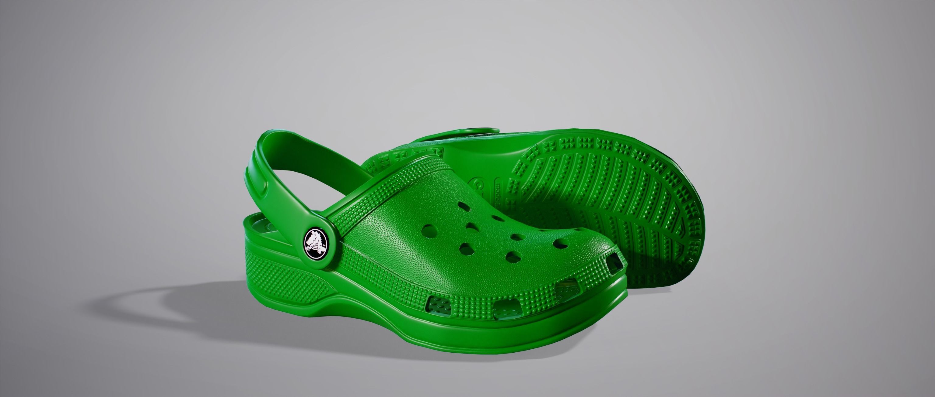 Crocs Classic Clog Low-poly 3D model_7