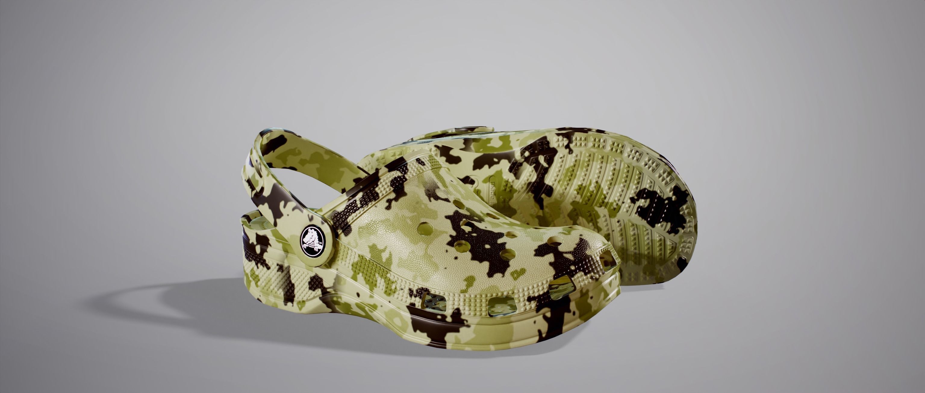 Crocs Classic Clog Low-poly 3D model_5