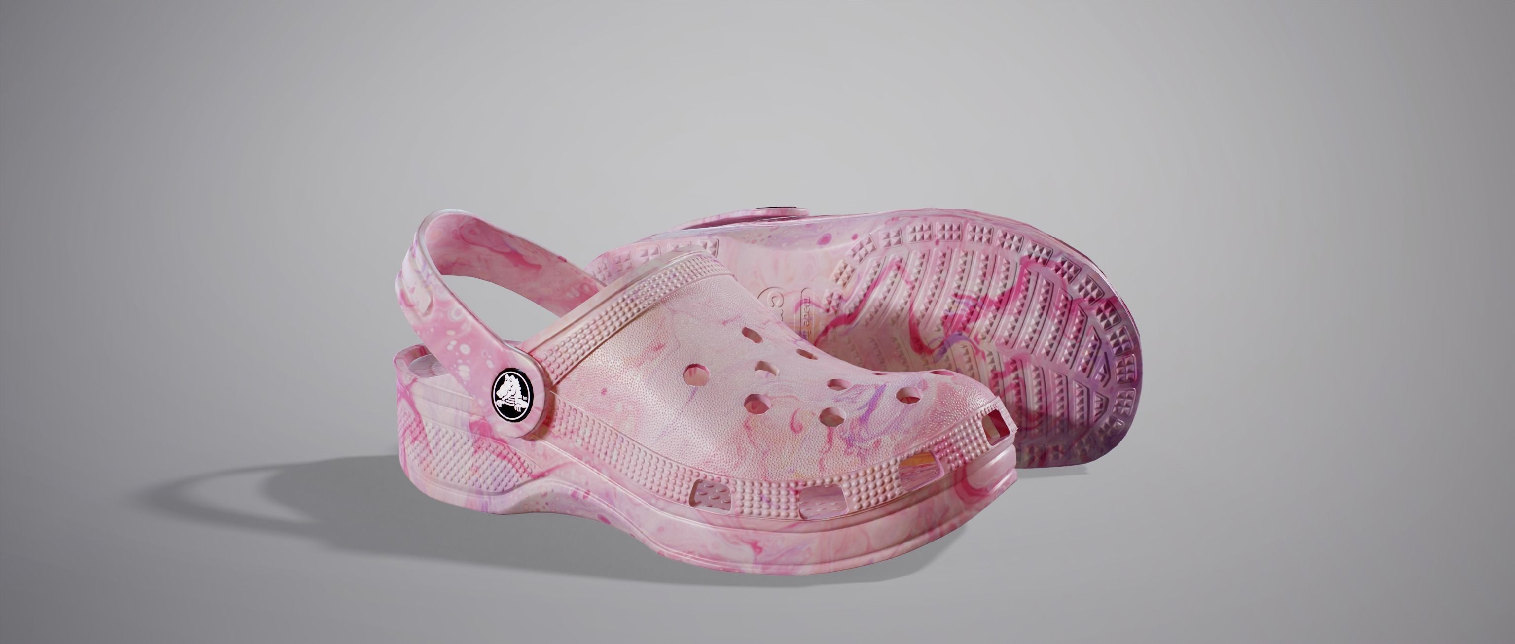 Crocs Classic Clog Low-poly 3D model_4