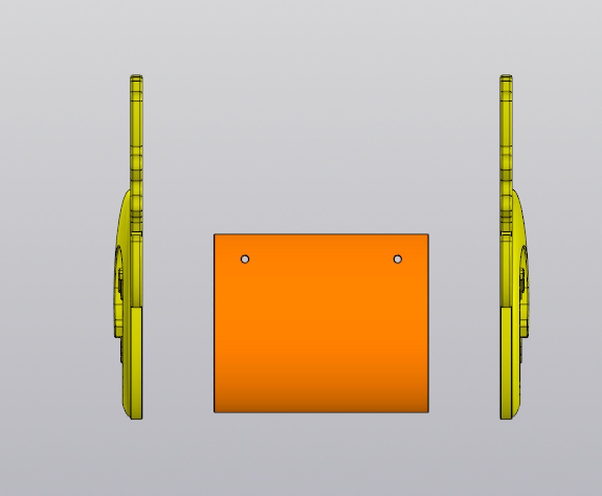 Set 2 Planters and Wall decor Lady Deer 3D print model_14