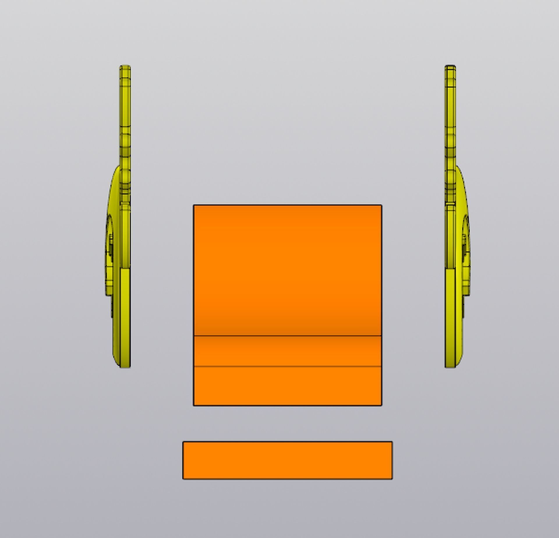 Set 2 Planters and Wall decor Lady Deer 3D print model_3