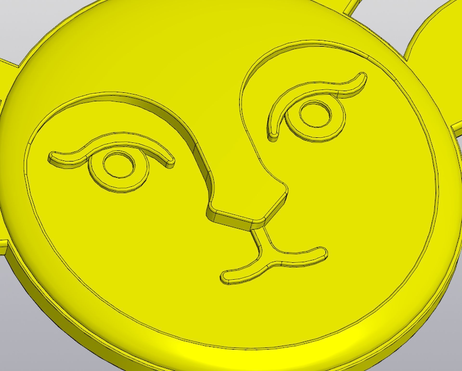 Set 2 Planters and Wall decor Lady Deer 3D print model_24