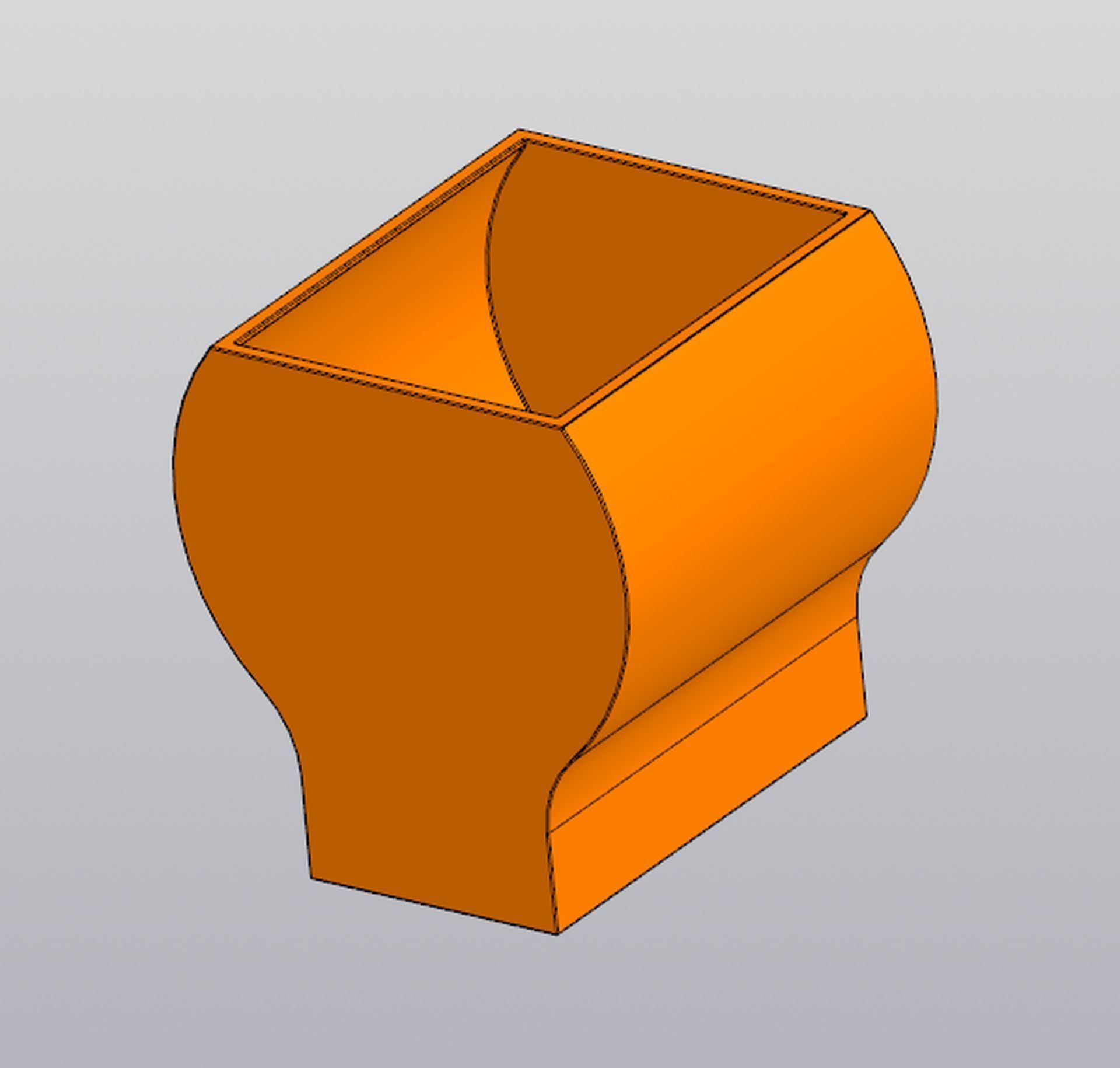 Set 2 Planters and Wall decor Lady Deer 3D print model_4