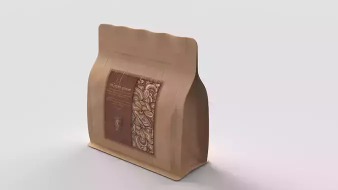 Paper Food Packaging - PBR Game-Ready 3D model