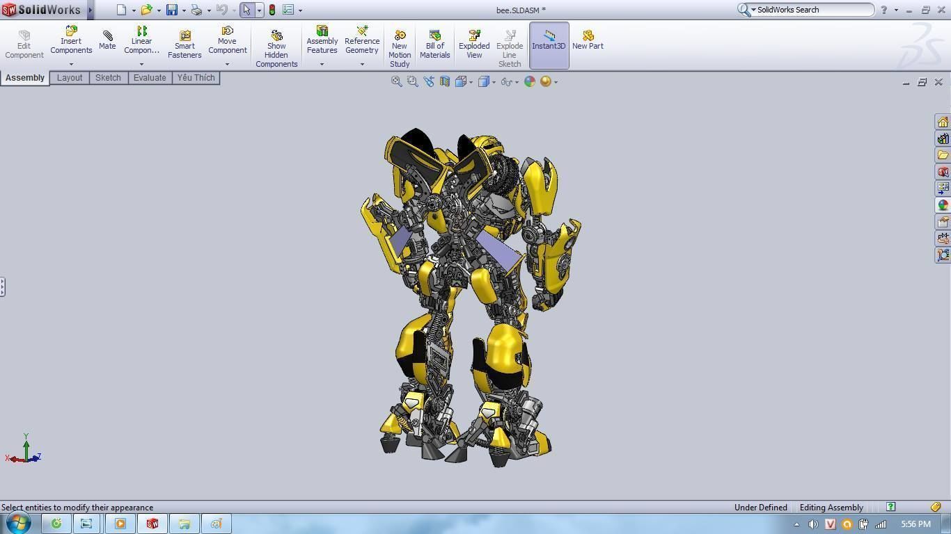 Bumblebee - Transformers 3D print model_11