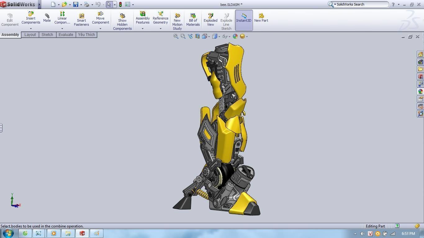Bumblebee - Transformers 3D print model_18
