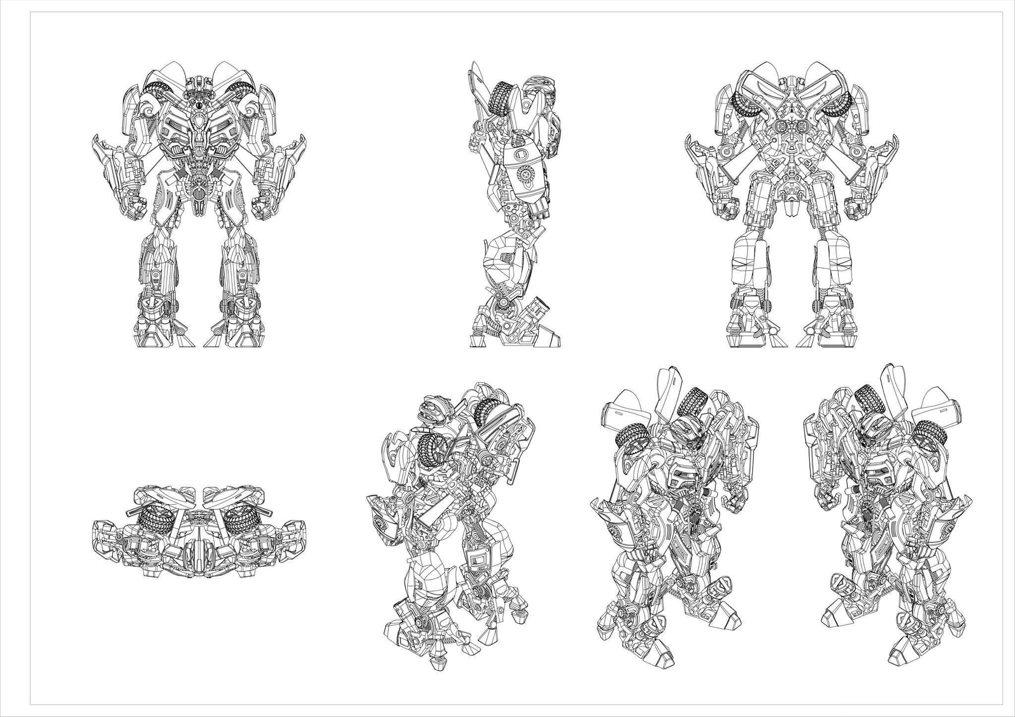 Bumblebee - Transformers 3D print model_19