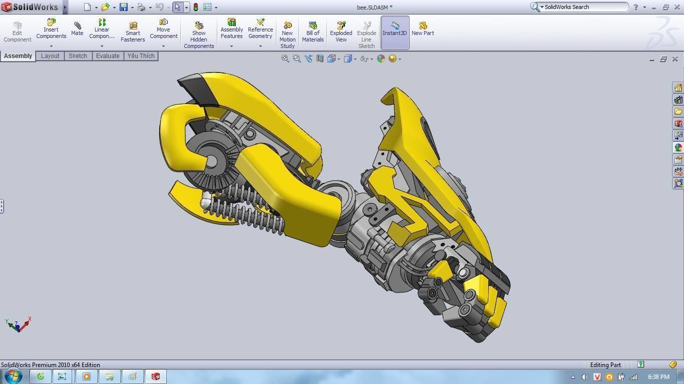 Bumblebee - Transformers 3D print model_15