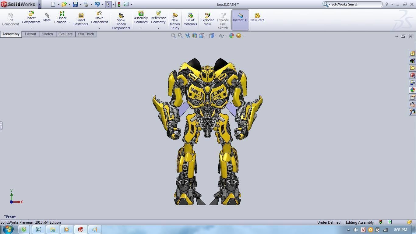 Bumblebee - Transformers 3D print model_9
