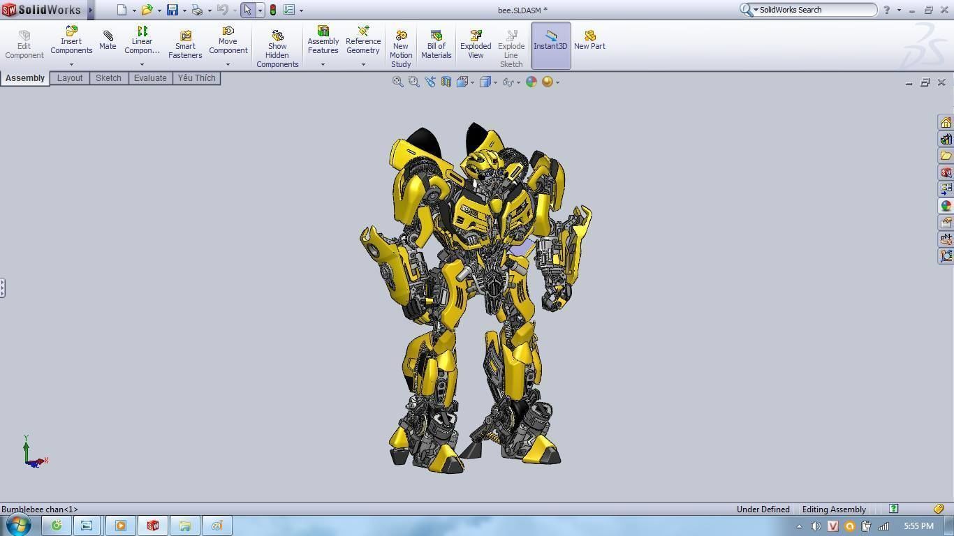 Bumblebee - Transformers 3D print model_8