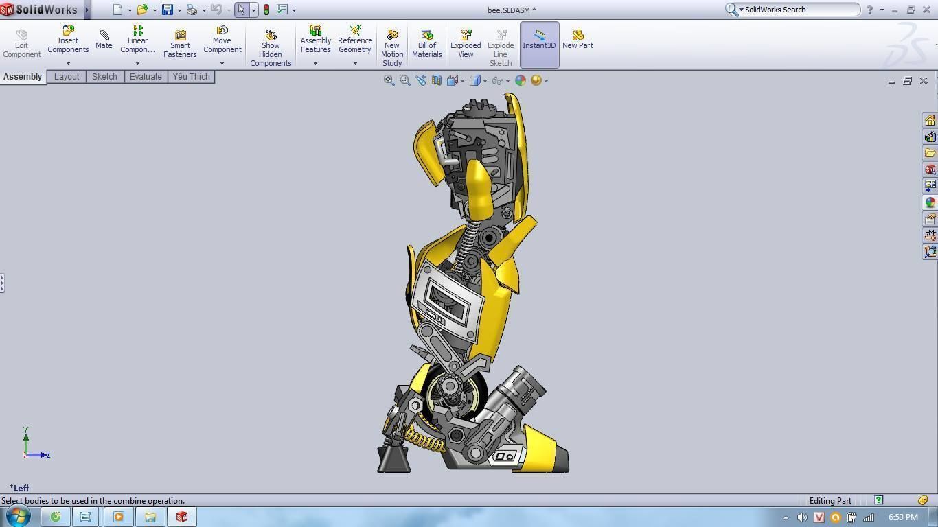 Bumblebee - Transformers 3D print model_17