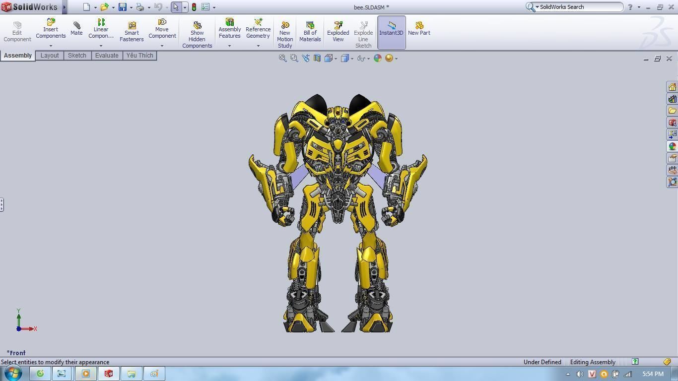 Bumblebee - Transformers 3D print model_7