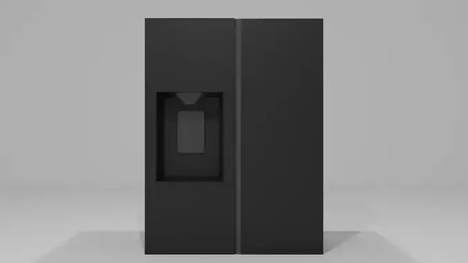 Low poly  refrigerator