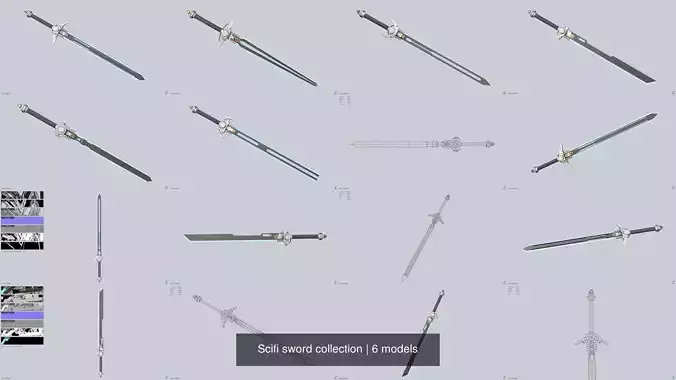 Scifi sword collection