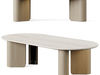 3D model Arhaus Jaira Coffee Oval Table VR / AR / low-poly | CGTrader
