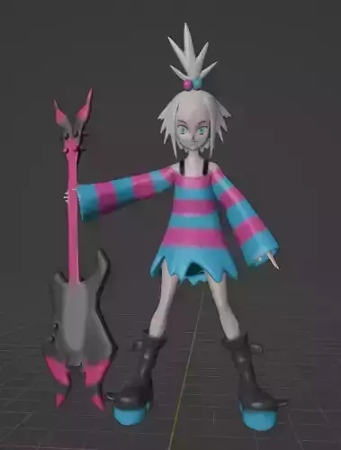 Roxie gym leader 3D print model