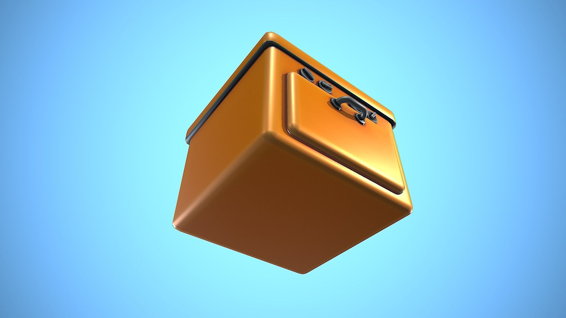 GAS COOKER AND OVEN KITCHEN CARTOON STYLIZED Low-poly 3D model_11