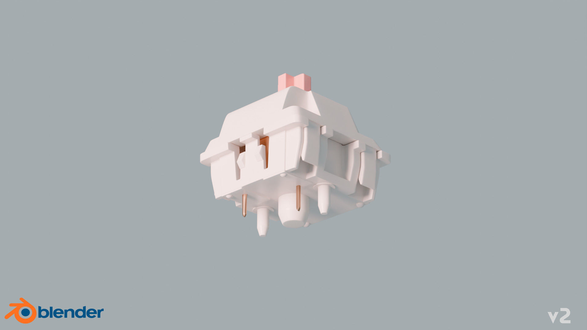 Mechanical Keyboard - Arcade  3D model_10